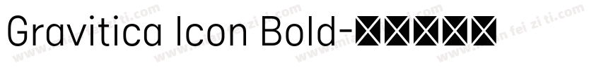 Gravitica Icon Bold字体转换